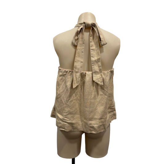 Linen Halter Top - Size 6