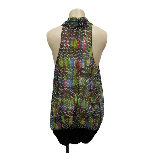 Colourful Halter Top - Size M