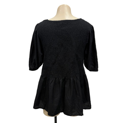 Black Peplum - Size 8