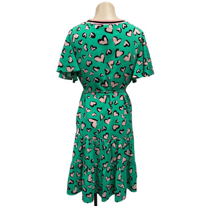 Green Heart Dress - Size 12