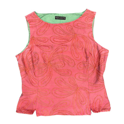 Pink Silk Tank - Size 12