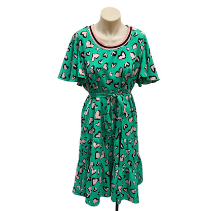 Green Heart Dress - Size 12