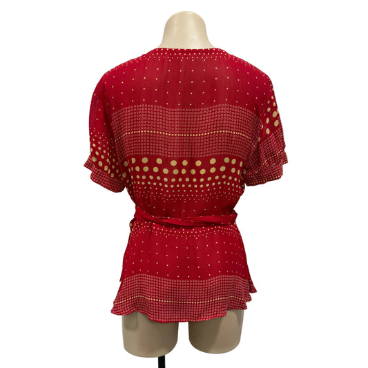 Ruby Wrap Top - Size 10