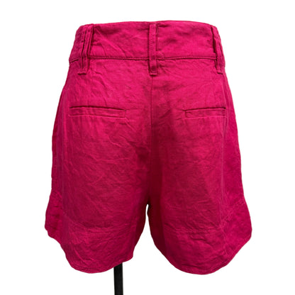 Pink Linen Shorts - Size 8