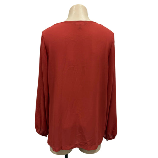 Rust Blouse - Size 10
