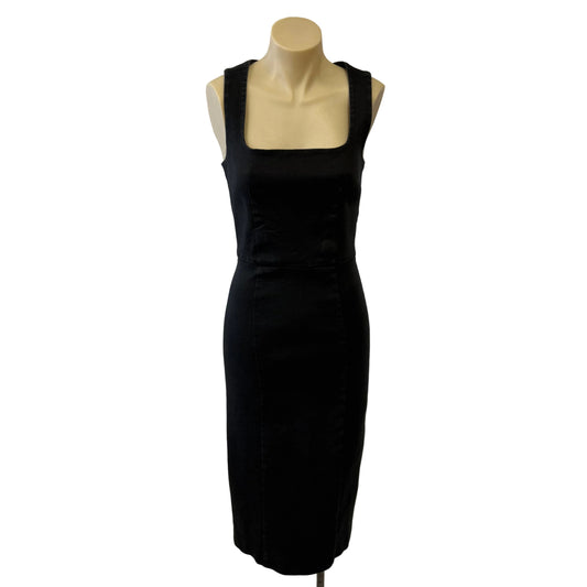 Black Denim Dress - Size 10