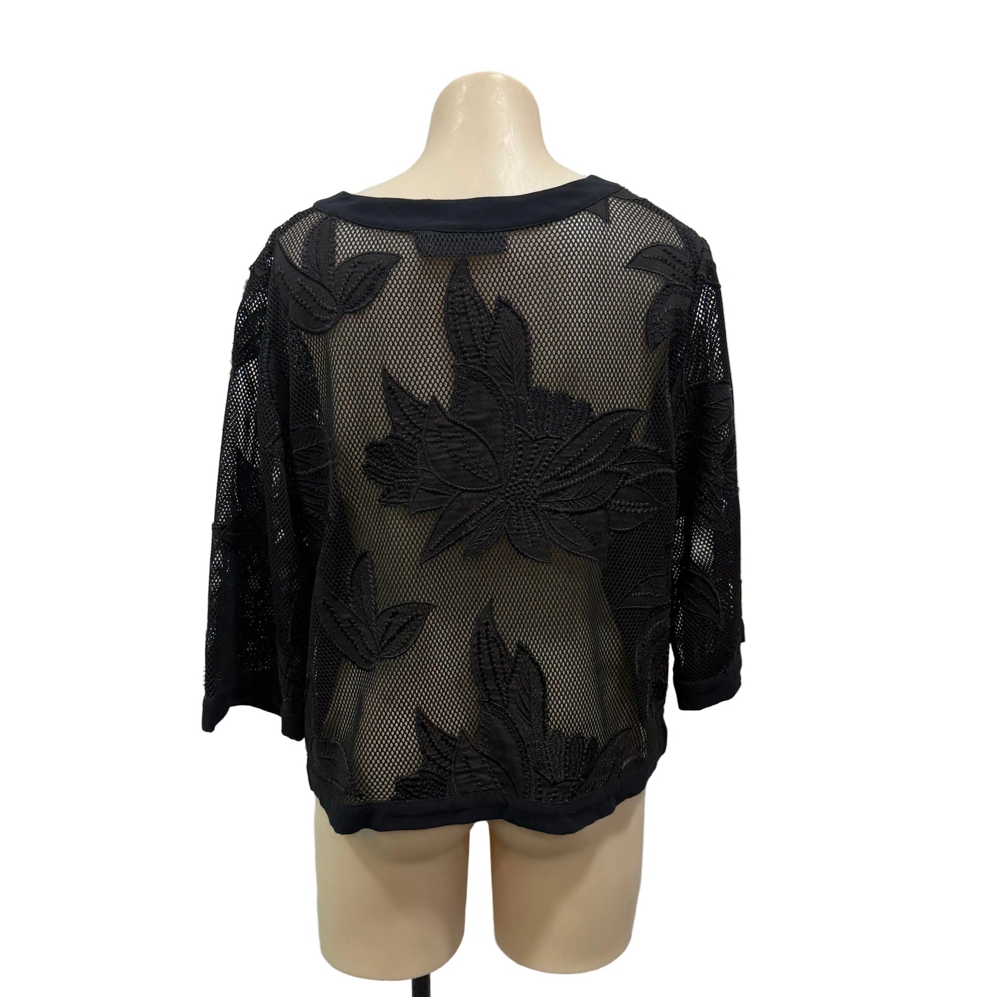 Mesh Floral Top - Size 10