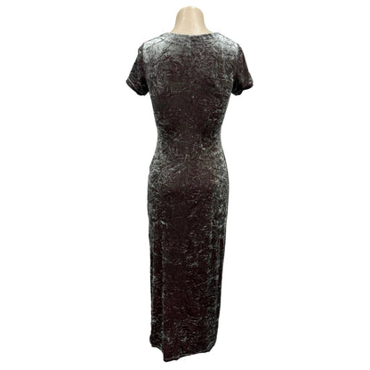 Crushed Velvet Like Dress - Size 8
