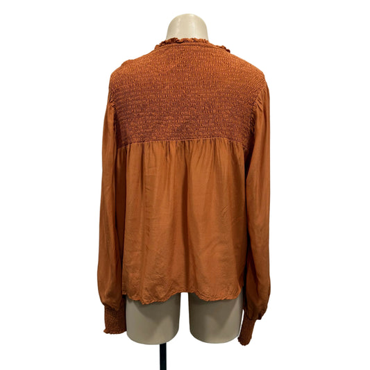 Rust Blouse - Size 8