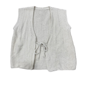 Knitted Tie Vest - Size S