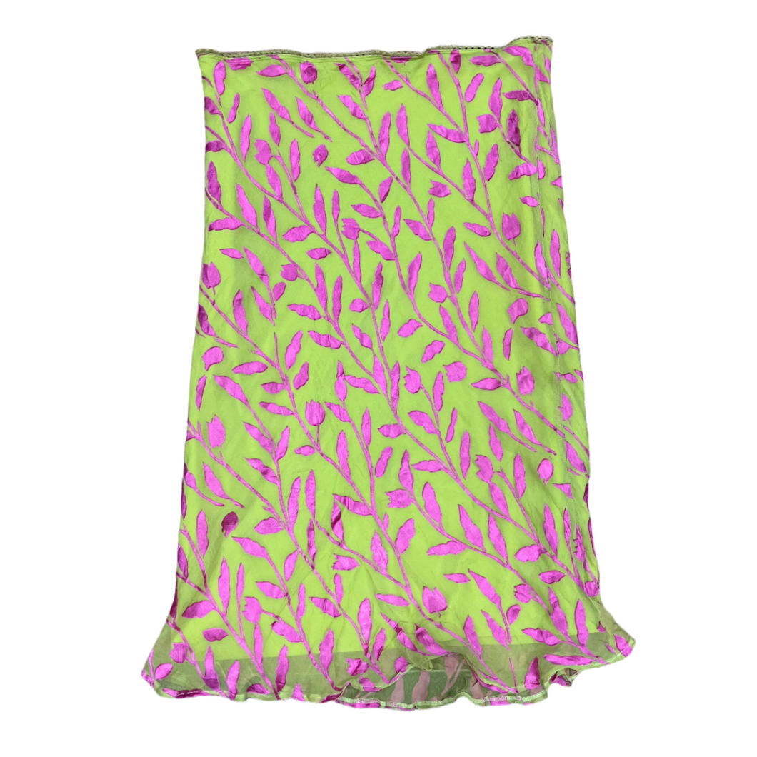 Green & Pink Skirt - Size 14