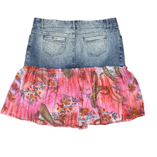 Load image into Gallery viewer, Layered Denim Skirt - Size 14
