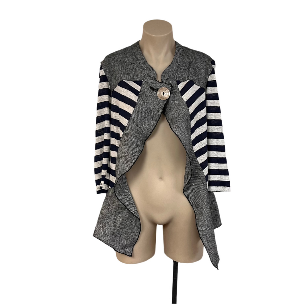 Obi Linen Cardi - Size 10