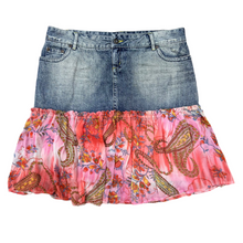 Load image into Gallery viewer, Layered Denim Skirt - Size 14
