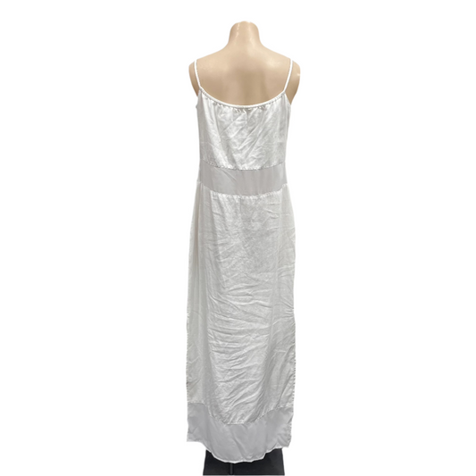 Linen Contrast Dress - Size 12