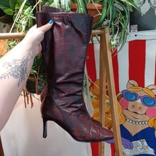 Load image into Gallery viewer, Red Leather Boots - Size 8.5
