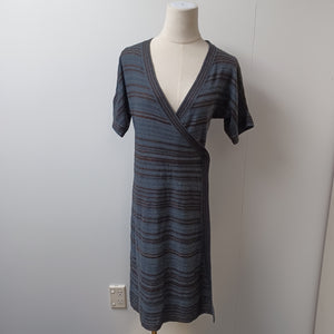 Knit Wrap Dress - Size S