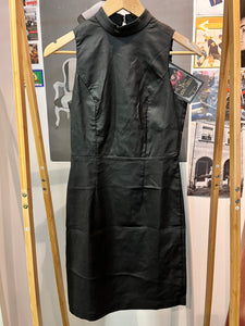 New! Pleather Black Dress - Size 8